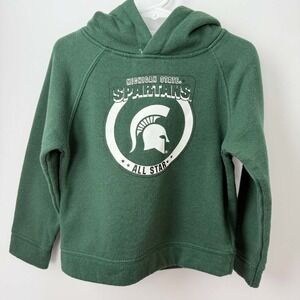 Colosseum Michigan State Spartans Toddler 4T Green Hoodie Sweatshirt MSU